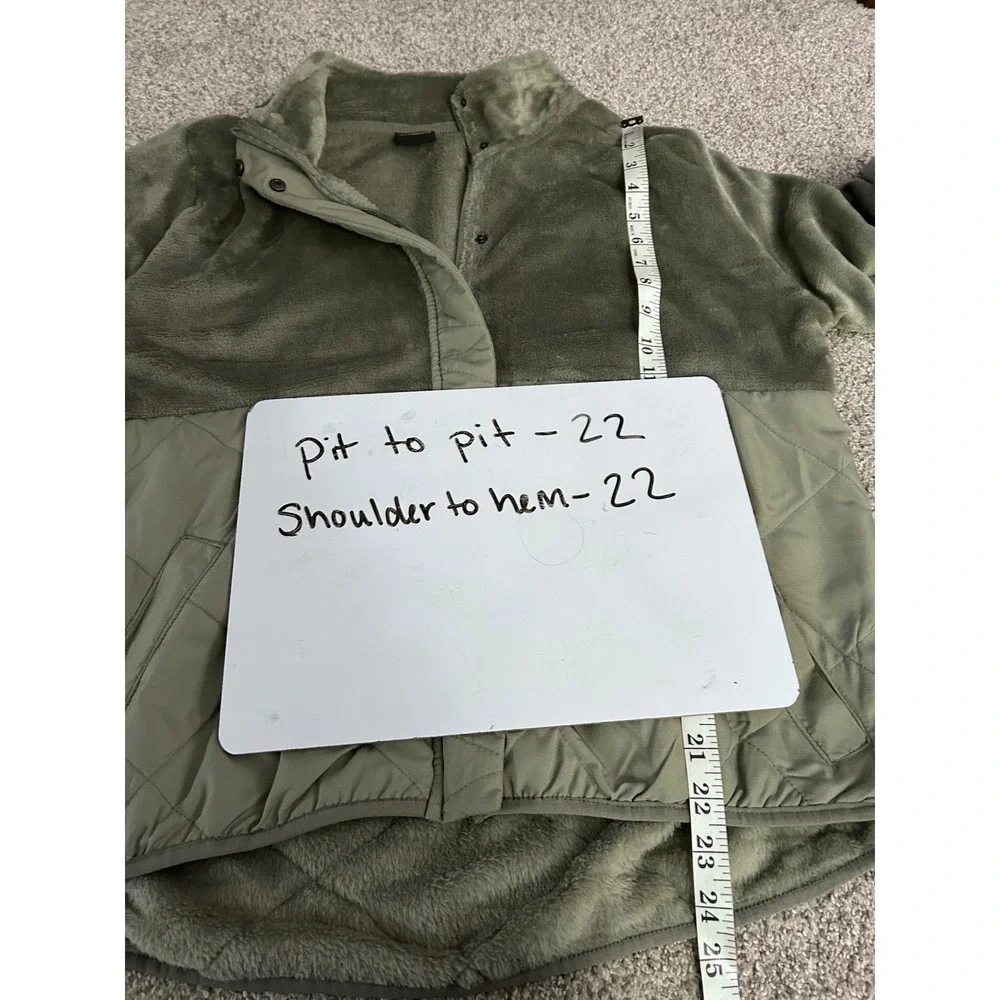 LEGEND DISCOVERY Womens Shadow Fleece Quilted‎ Jacket Size M